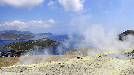 Kraterrand Insel Vulcano